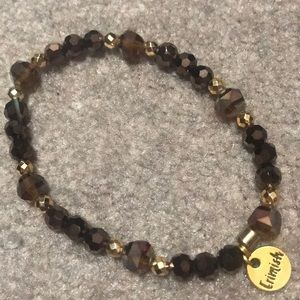 3/$20 🌟 Brown and gold beaded Erimish bracelet